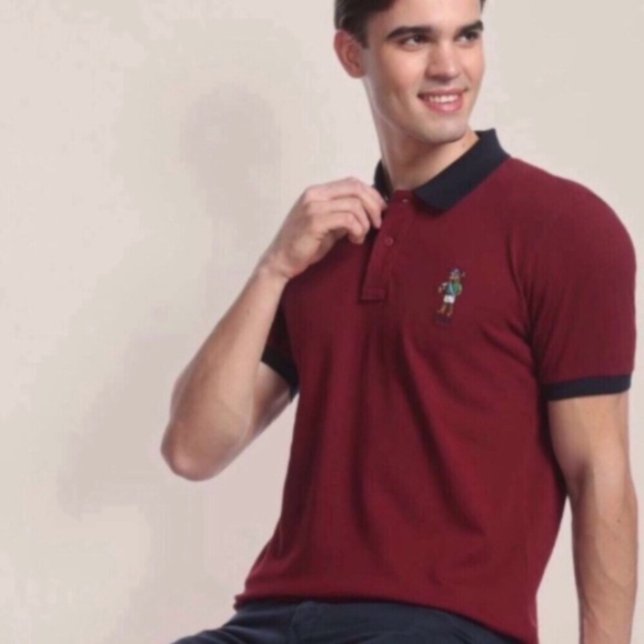 U.S. Polo Assn Red Polo Shirt Classic Style - Picture 6 of 7